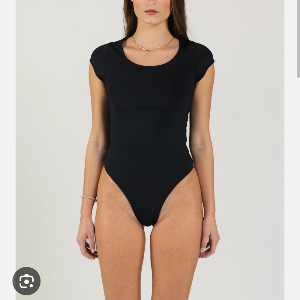Black shirt bodysuit